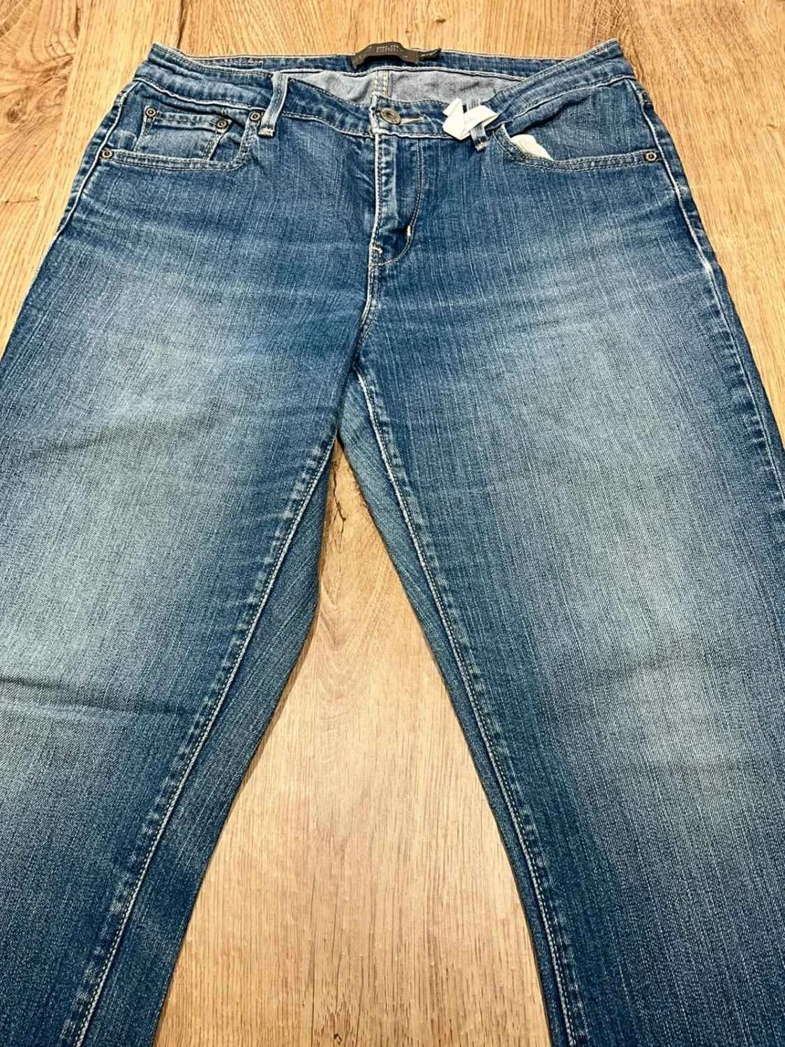 Jean Levi's Demi Curve Straight Leg Taille 8/29 Prepy Coton Bleu Lvf 002 – photo 4